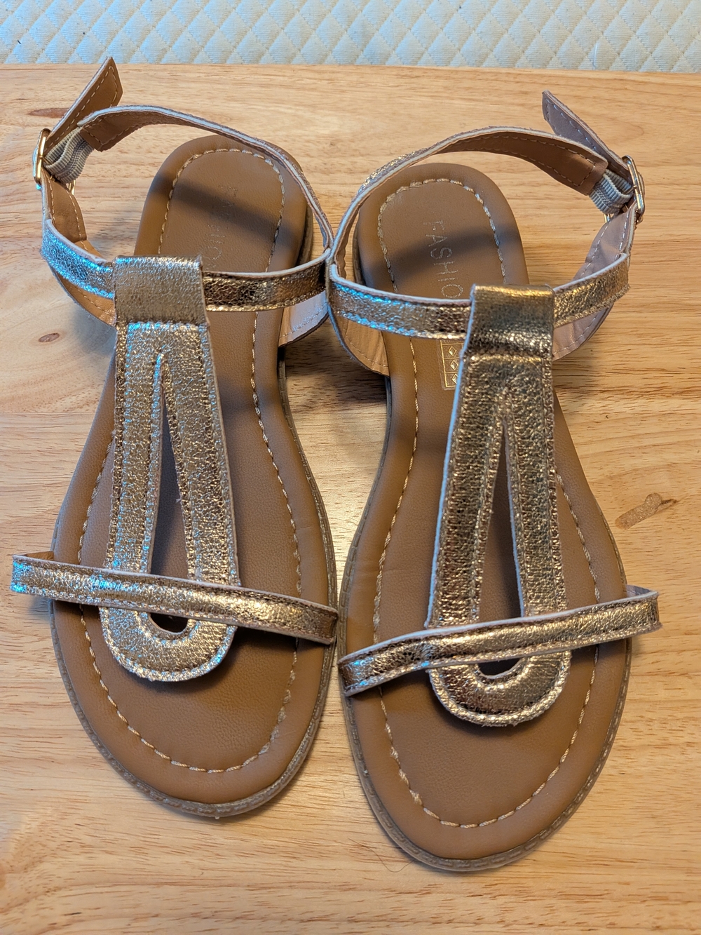 Macy's Gold Sandals